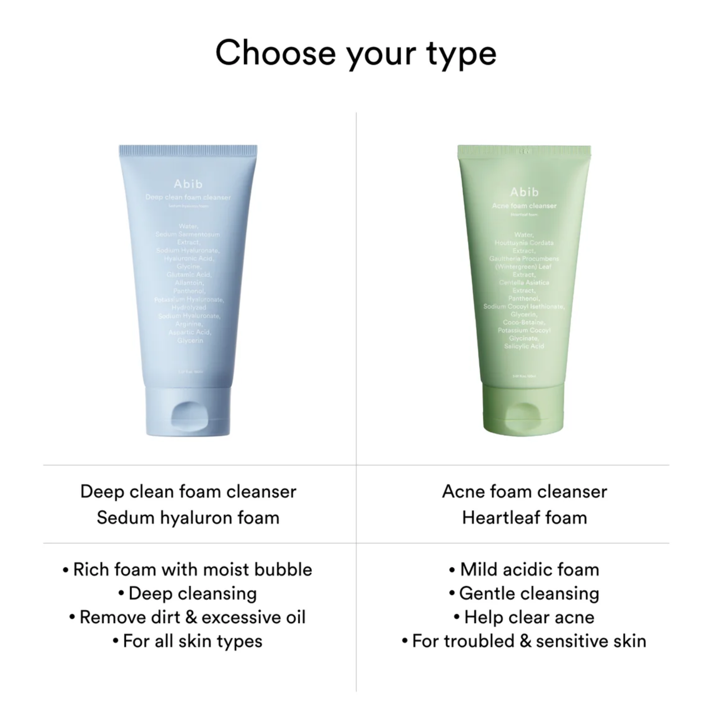 ABIB Deep Clean Foam Cleanser Sedum Hyaluron Foam 150ml