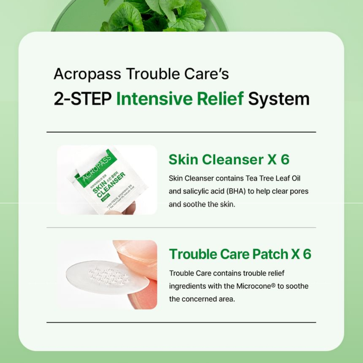 ACROPASS Trouble Care Microcone Patch Set