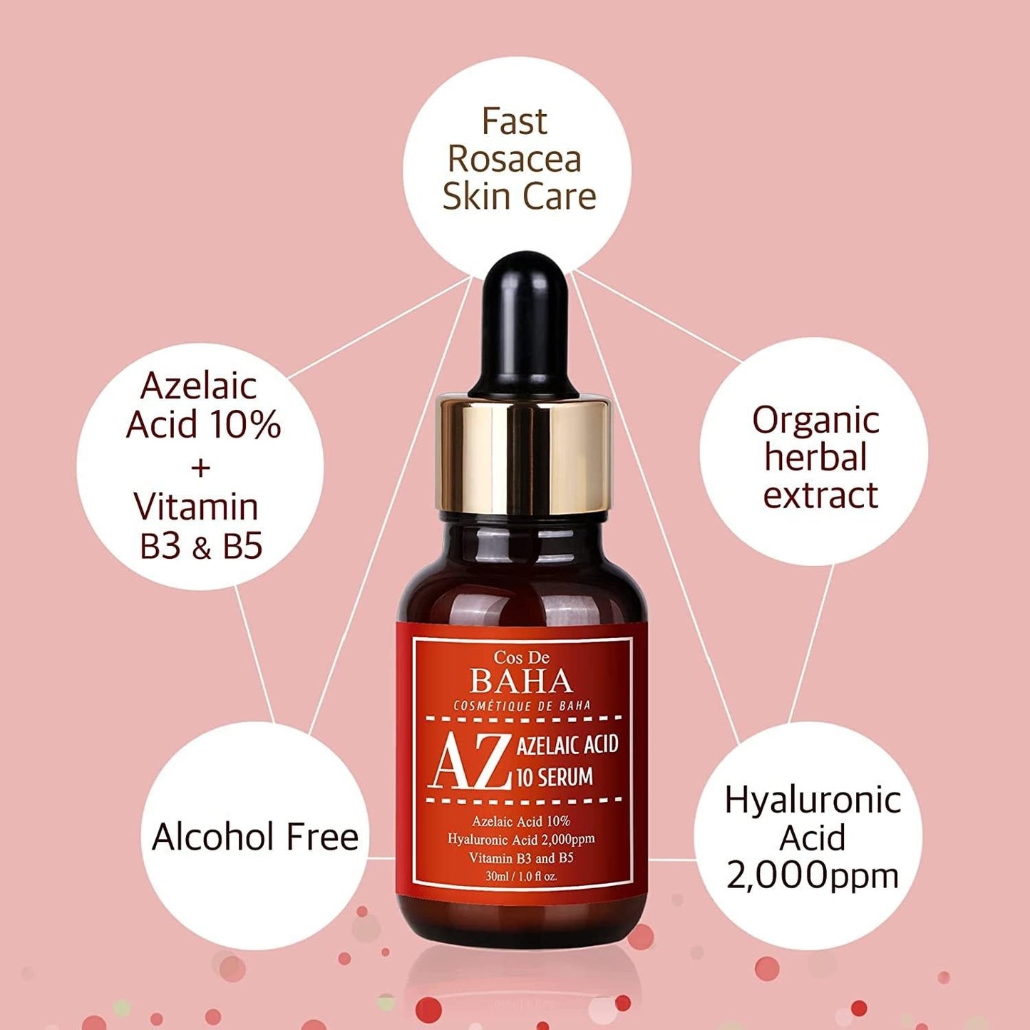 COS DE BAHA (AZ) Azelaic Acid 10% with Niacinamide Serum 30ml