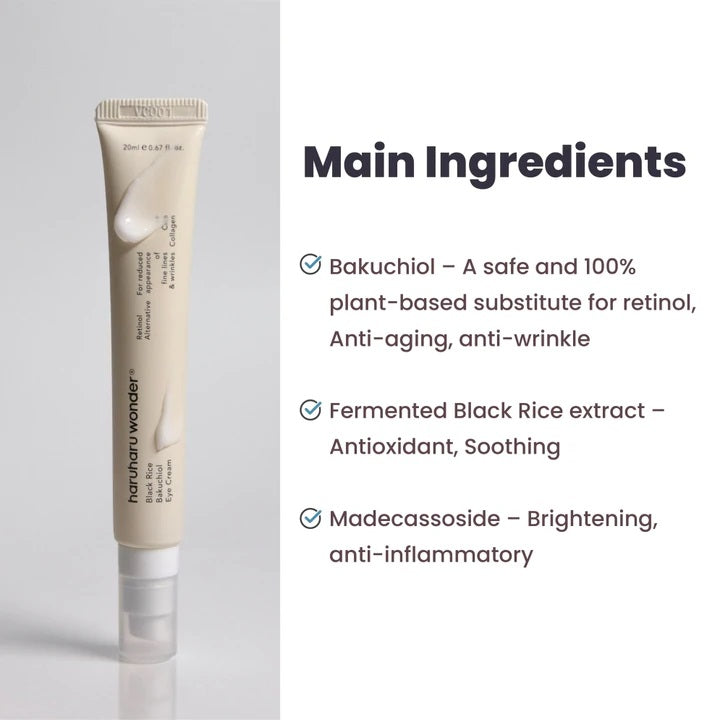 HARUHARU WONDER Black Rice Bakuchiol Eye Cream 20ml