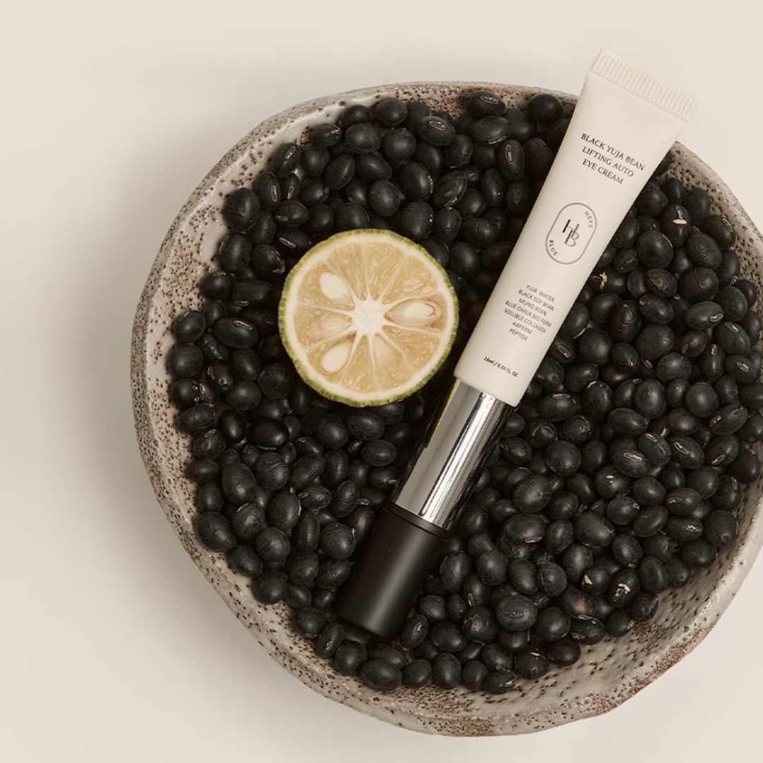 HEVEBLUE Black Yuja Bean Lifting Auto Eye Cream 15ml