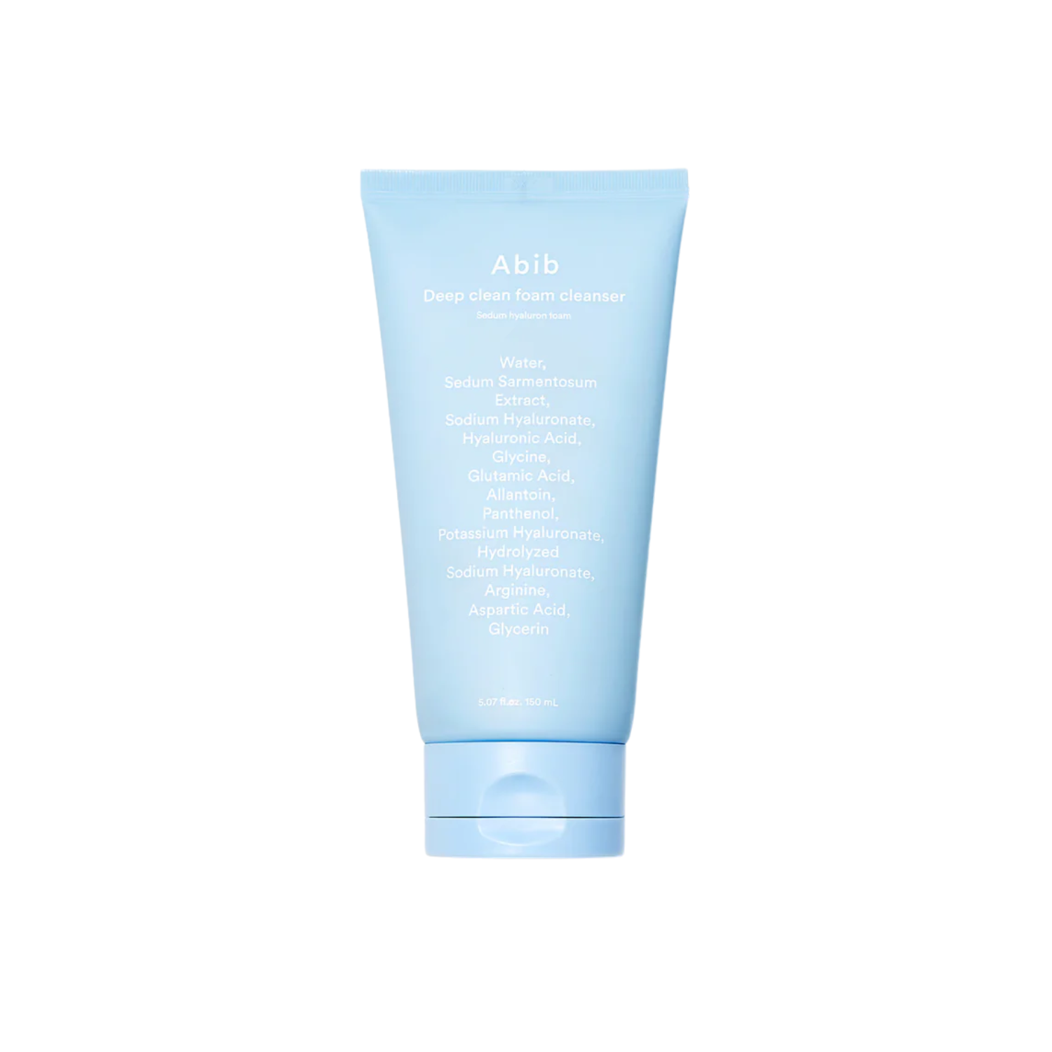 ABIB Deep Clean Foam Cleanser Sedum Hyaluron Foam is a soft bubble cleanser that removes daily impurities, excess oil, and buildup while helping the skin stay hydrated. Enriched with Sedum Sarmentosum Extract, high-purity Hyaluronic Acid, Panthenol, Allantoin, and skin-supporting amino acids, it helps refresh, plump, and smooth the skin during cleansing. The creamy foam rinses clean without leaving the skin feeling stripped, making it a great daily cleanser for dry, normal, combination, dehydrated, and sens