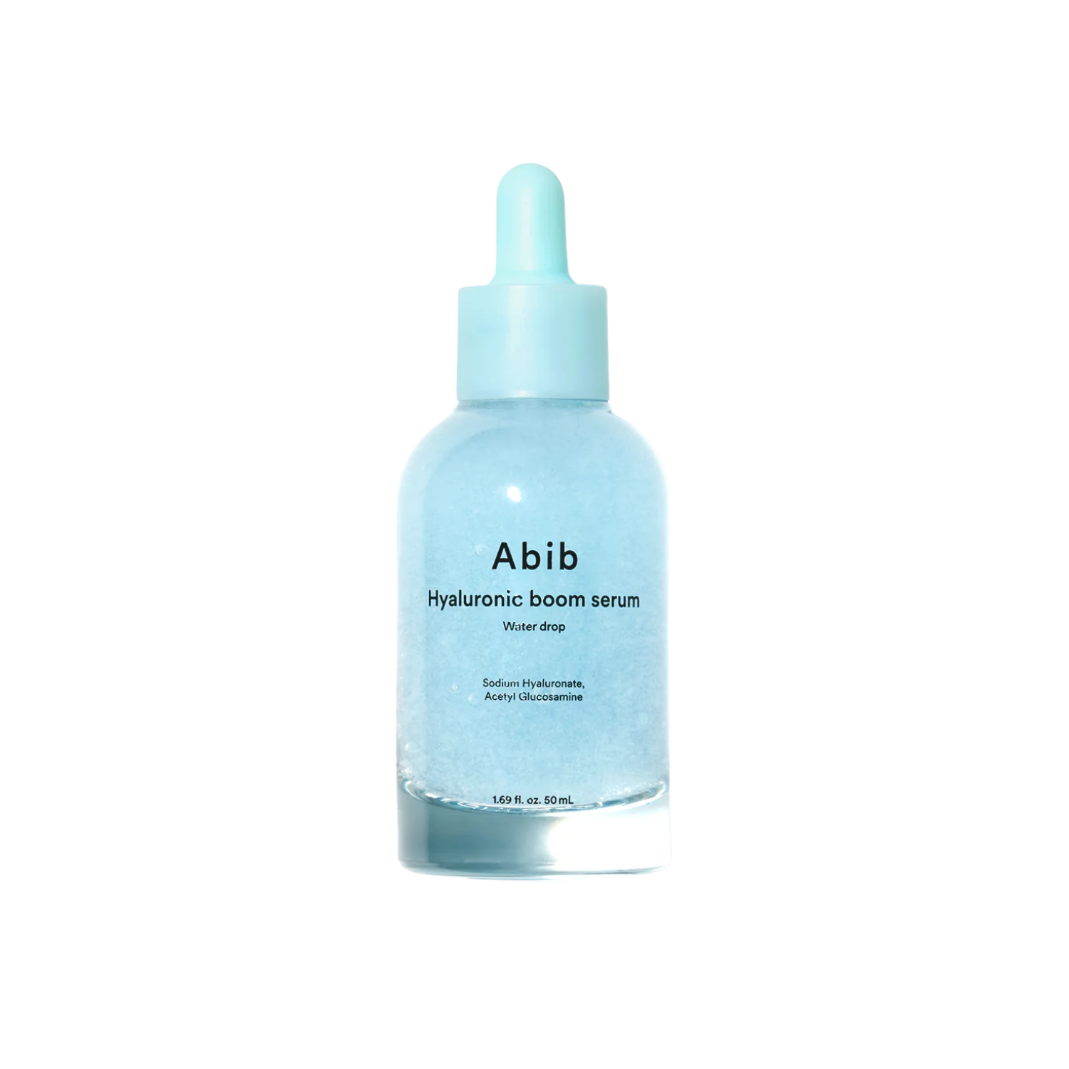 ABIB Hyaluronic Boom Serum Water Drop is a refreshing serum made to deeply hydrate dry, dehydrated, and sensitive skin without feeling heavy. Formulated with nano-sized Hyaluronic Acid, Sodium Hyaluronate, Glyceryl Glucoside, Acetyl Glucosamine, Ectoin, Panthenol, Beta-Glucan, Ceramide NP, Tocopherol, and Soluble Collagen, it helps deliver instant moisture, improve hydration retention, and strengthen the skin barrier. The lightweight, fast-absorbing texture leaves skin feeling cool, plump, smooth, and comfo