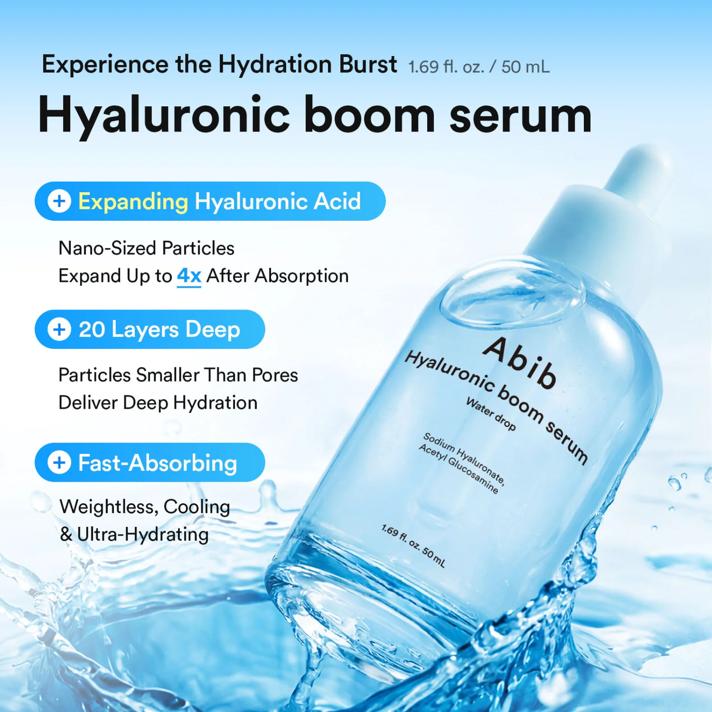 ABIB Hyaluronic Boom Serum Water Drop 50ml