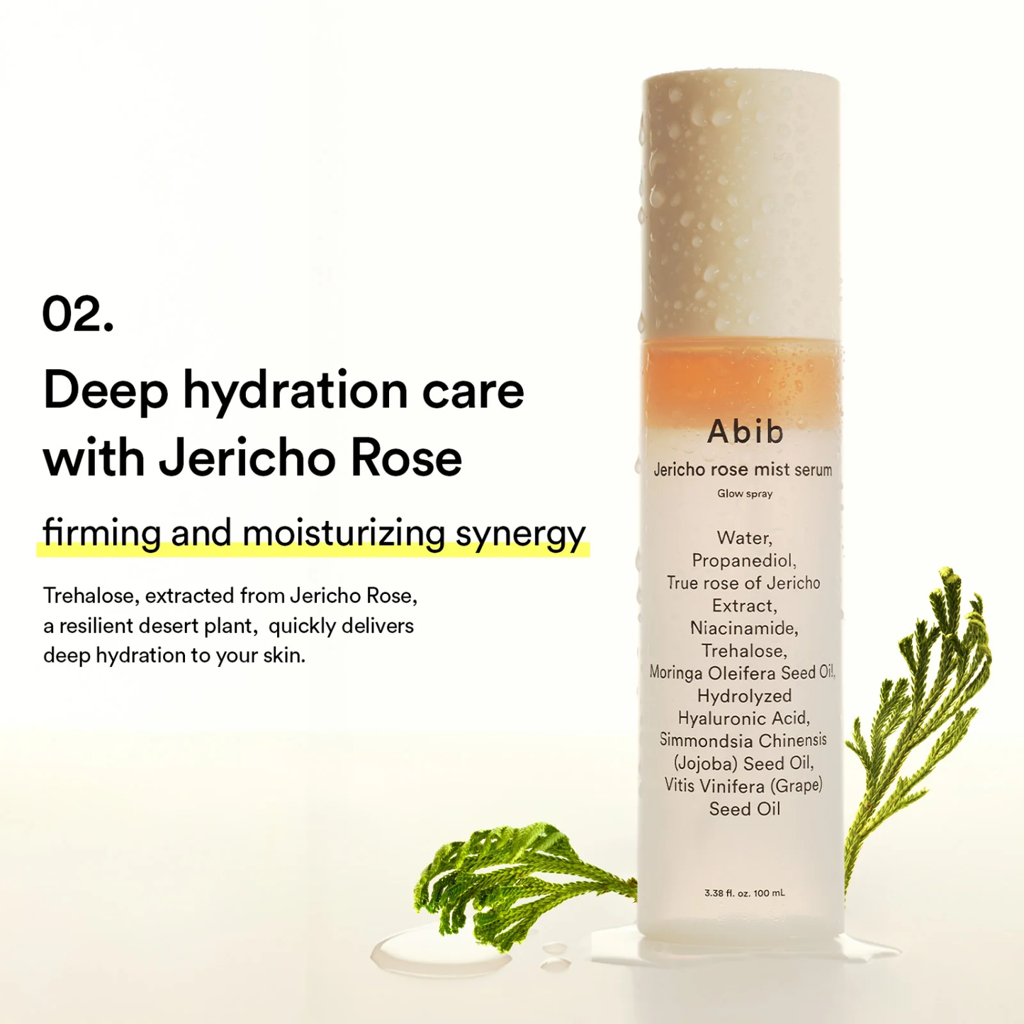 ABIB Jericho Rose Mist Serum Glow Spray 100ml