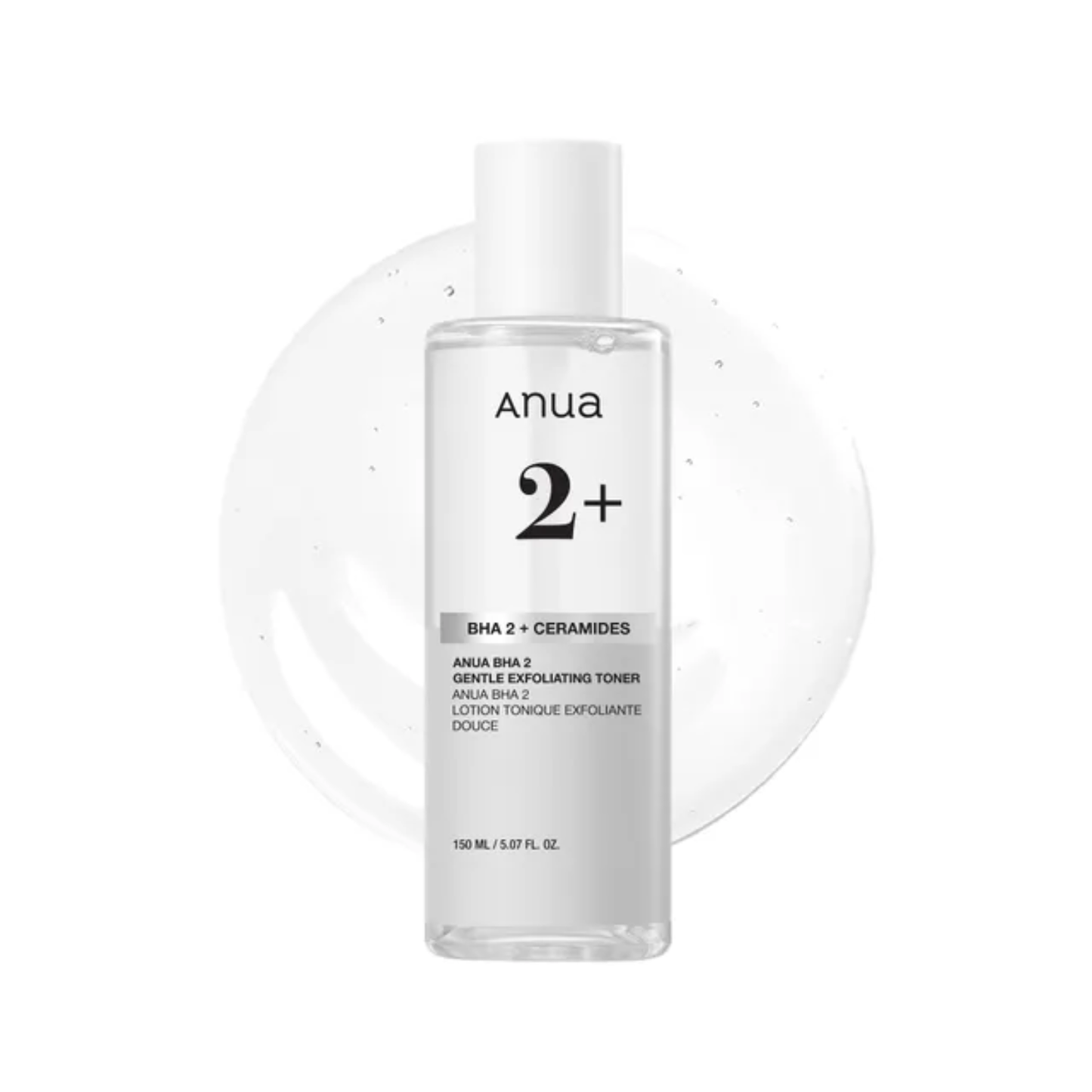 ANUA BHA 2% Gentle Exfoliating Toner is a lightweight exfoliating toner designed to help clear clogged pores, smooth rough texture, and reduce excess sebum. Formulated with 2% Salicylic Acid, Willow Bark Extract, and Tea Tree Extract, it helps target blackheads, breakouts, and congestion while keeping the skin balanced. With added Centella Asiatica, Panthenol, Ceramides, and multiple forms of Hyaluronic Acid, it helps soothe and hydrate the skin barrier. Best suited for oily, combination, acne-prone, and bl