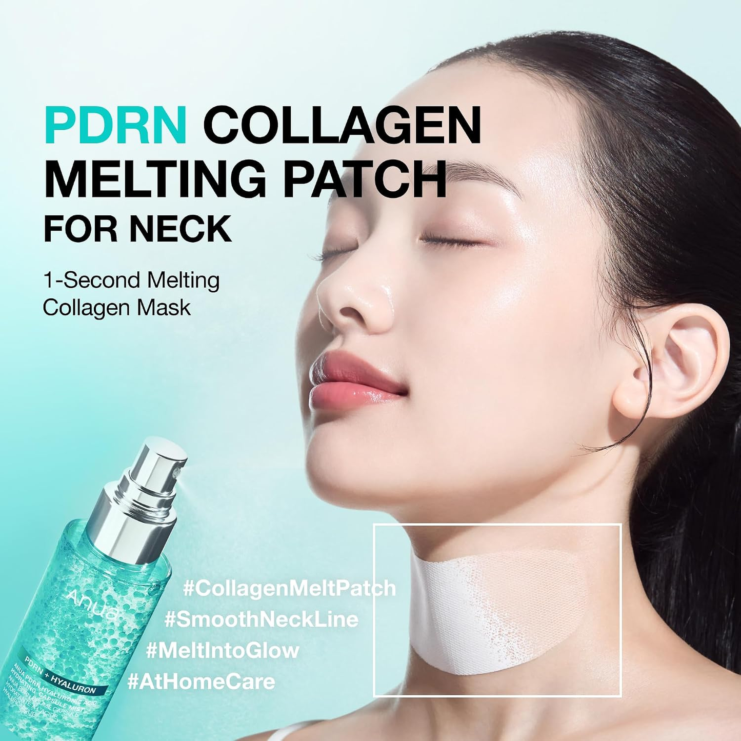 ANUA PDRN Collagen Melting Patch For Neck 4ea