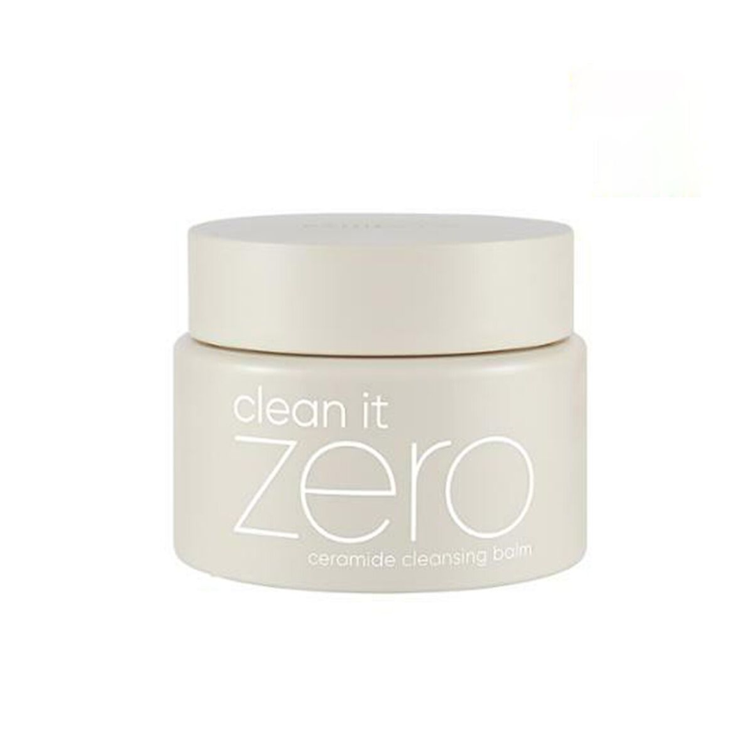 BANILA CO Clean It Zero Ceramide Cleansing Balm is a nourishing cleansing balm designed to effortlessly remove makeup, sunscreen, and impurities while strengthening the skin barrier. Enriched with Ceramide NP, Evening Primrose Oil, and Jojoba Seed Oil, this balm deeply hydrates and soothes the skin, leaving it soft and supple after cleansing. Its smooth, balm-to-oil texture melts away stubborn residue without stripping moisture, making it perfect for all skin types, especially dry and sensitive skin.