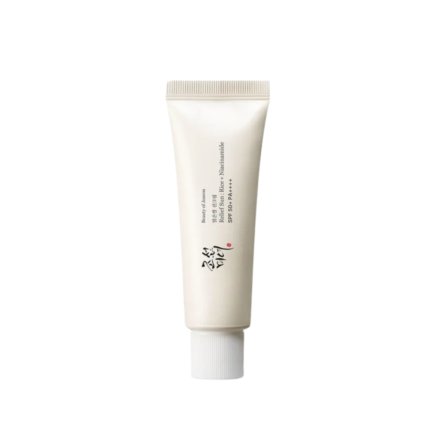 BEAUTY OF JOSEON Relief Sun Rice + Niacinamide is the renewed replacement for BEAUTY OF JOSEON Relief Sun: Rice + Probiotics. This daily sunscreen provides lightweight sun care while helping skin look fresh, hydrated, and comfortable. Formulated with Niacinamide, Rice Seed Water, Rice Extract, Rice Bran Extract, Rice Germ Extract, Rice Lees Extract, Lactobacillus/Rice Ferment, Panthenol, Tocopherol, Adenosine, and Glycerin, it helps support moisture, radiance, and a smoother-looking complexion. The soft tex