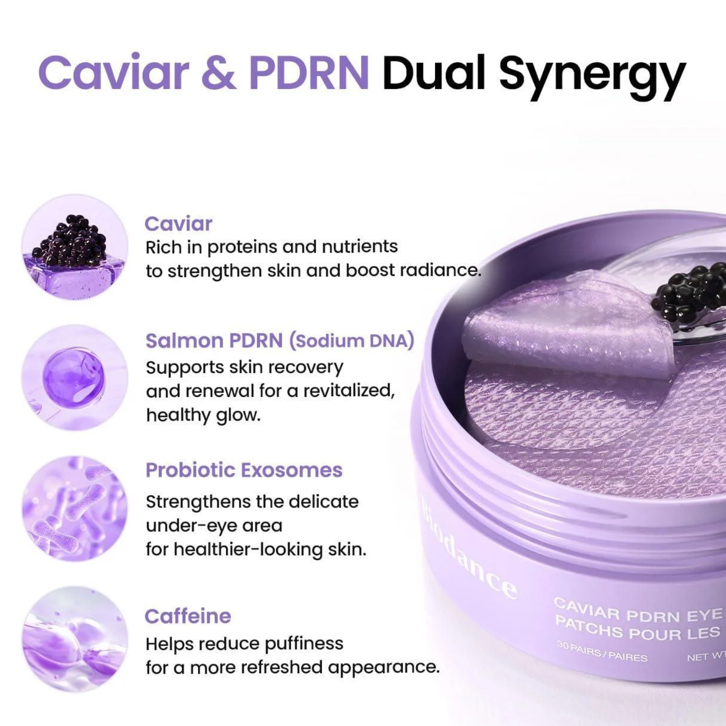 BIODANCE Caviar PDRN Eye Patches 60ea