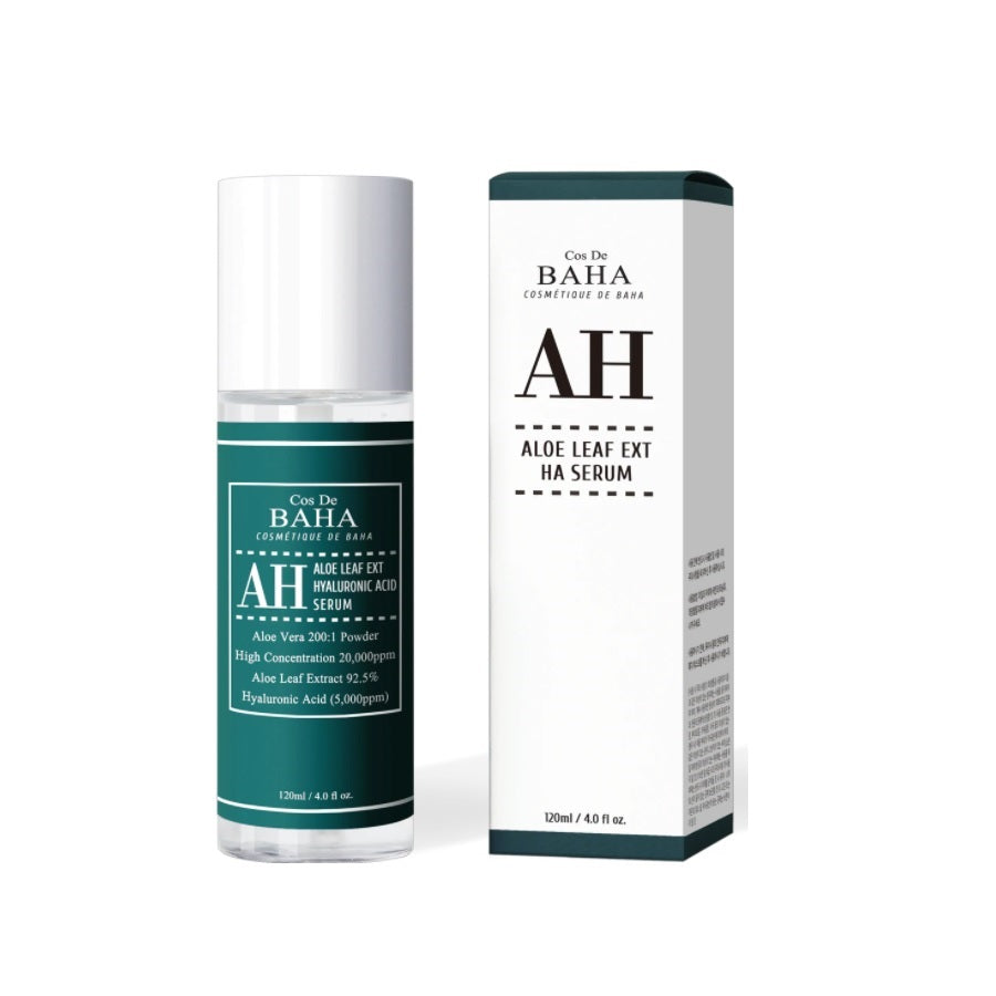COS DE BAHA (AH) Aloe Vera Nourishing Serum is perfect for all skin types, particularly those with sensitive or irritated skin. This soothing serum features Aloe Barbadensis Leaf Extract at its core, known for its calming and hydrating properties. Enriched with Betaine, Sodium Hyaluronate, and Allantoin, it deeply moisturizes, relieves irritation, and enhances skin's overall resilience. Lightweight and gentle, this serum is ideal for daily use to maintain soft, nourished, and healthy skin.
