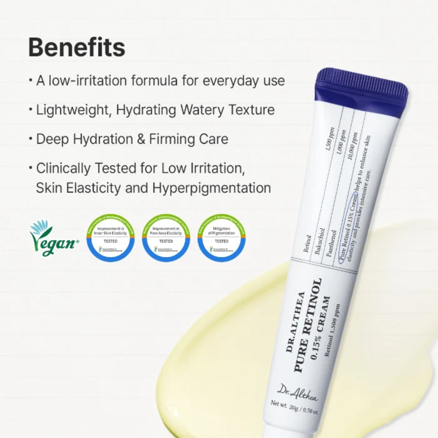 DR. ALTHEA Pure Retinol 0.15% Cream 20g