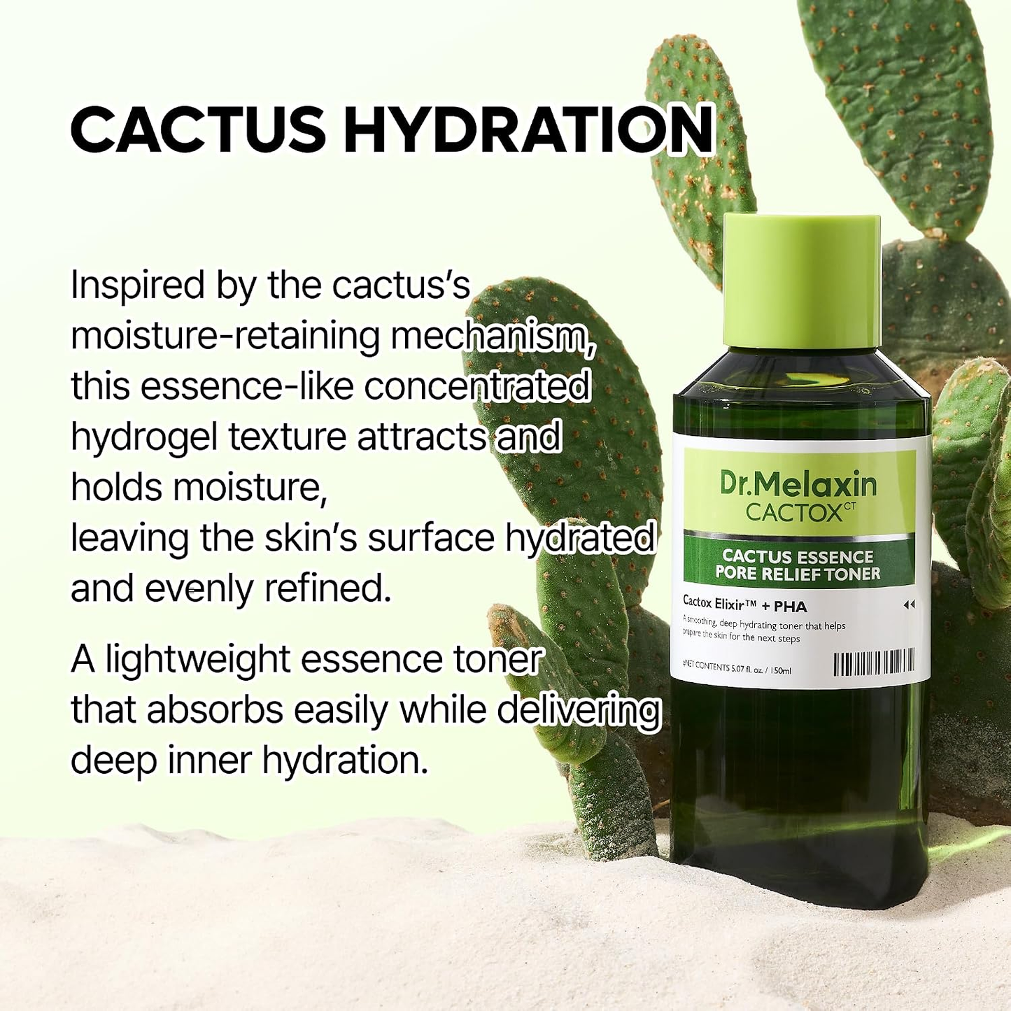 DR. MELAXIN Cactox Cactus Essence Pore Relief Toner 150ml