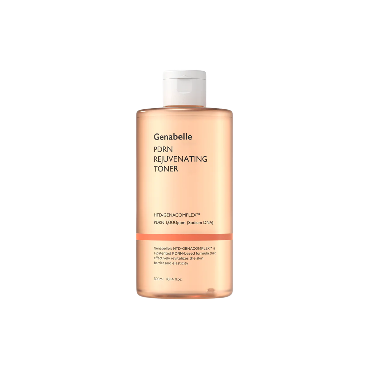 GENABELLE PDRN Rejuvenating Toner is a hydrating repair toner designed to soothe, replenish, and revive tired or weakened skin. Formulated with PDRN, Hydrolyzed Sodium DNA, Niacinamide, Panthenol, Beta-Glucan, Tocopherol, Centella Asiatica Extract, Madecassoside, Peptides, and multiple forms of Hyaluronic Acid, it helps support the skin barrier, lock in moisture, and improve the look of fine lines and dullness. The lightweight formula leaves skin feeling soft, plump, and refreshed. Best suited for dry, norm