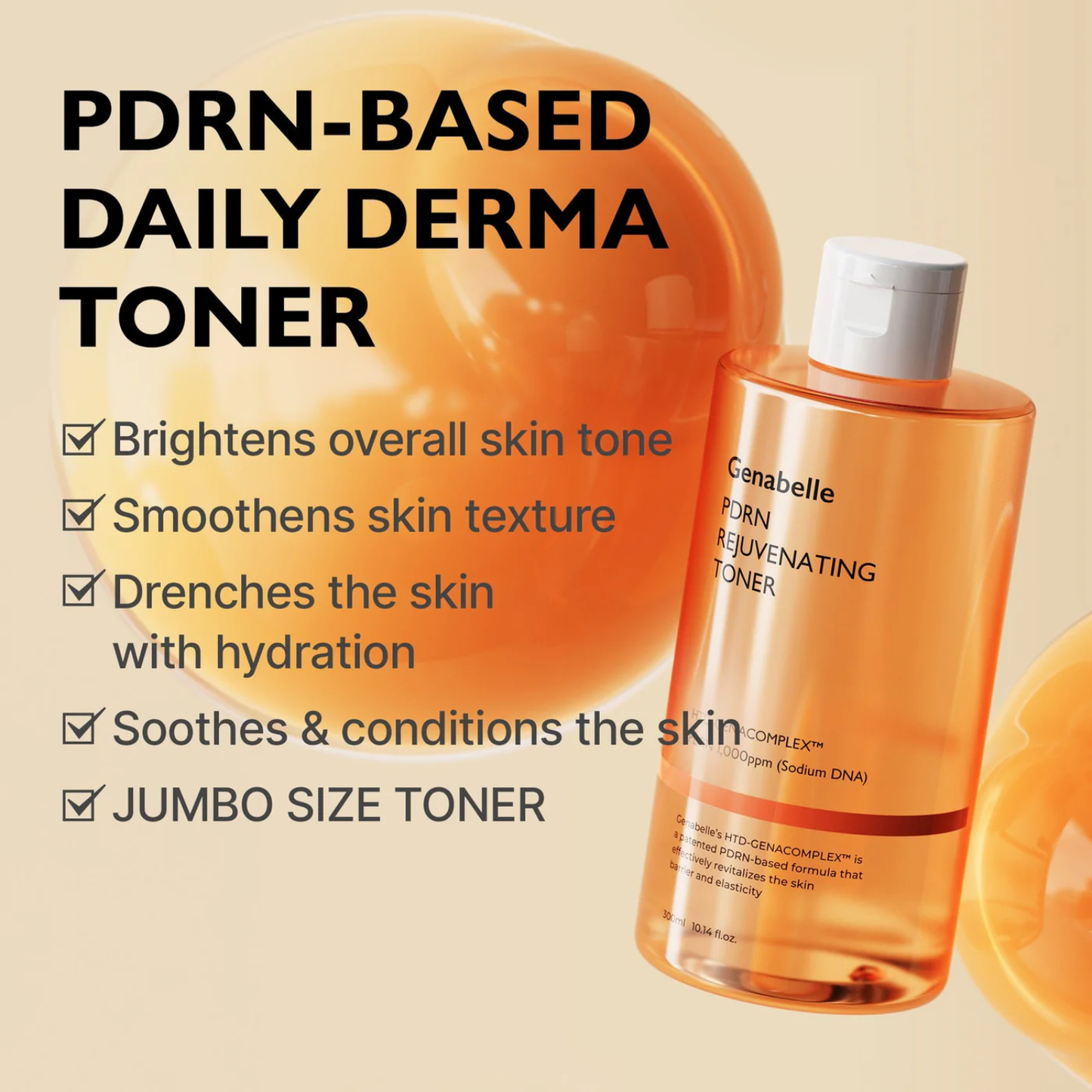 GENABELLE PDRN Rejuvenating Toner 300ml