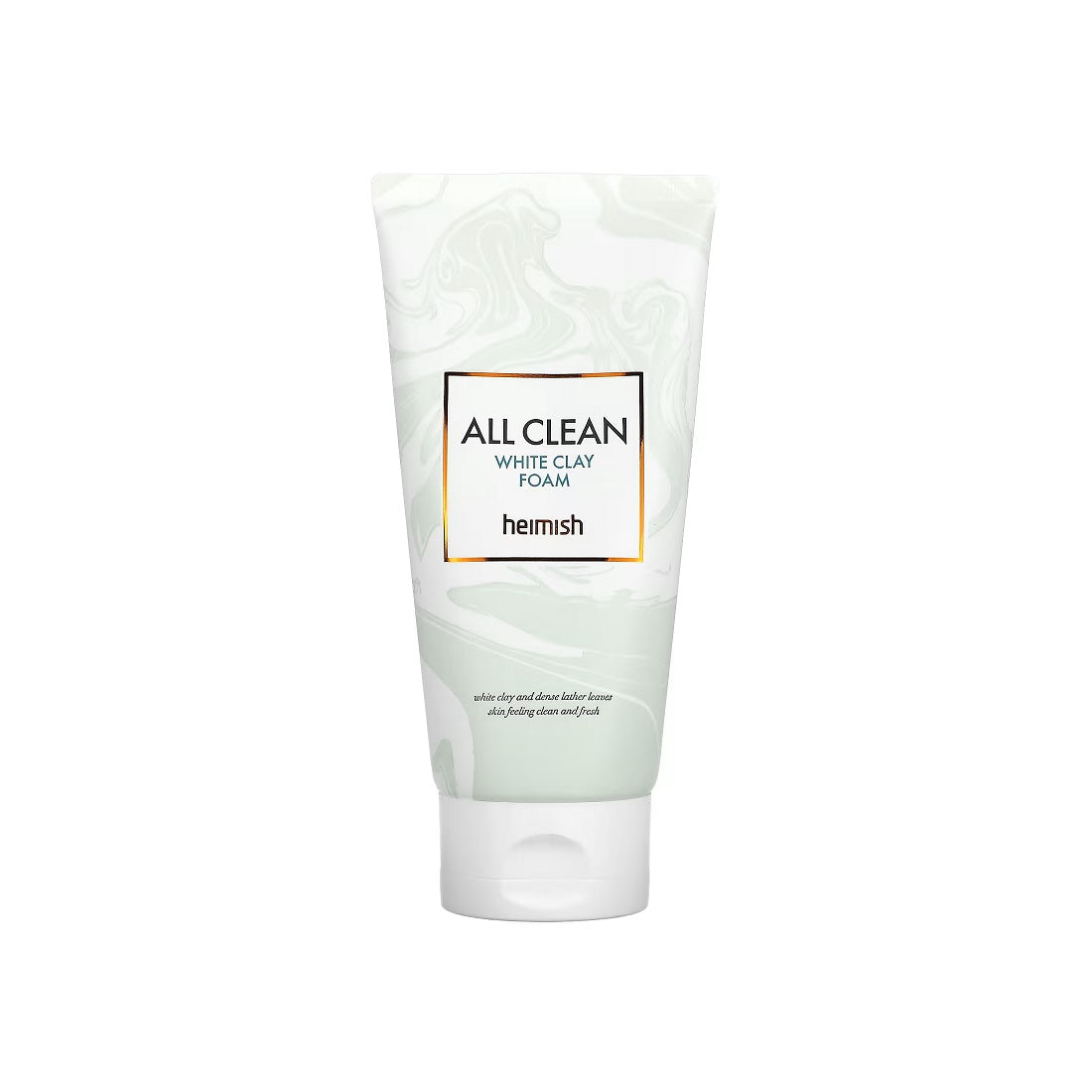 HEIMISH All Clean White Clay Foam is a purifying cleanser designed to deeply cleanse and detoxify the skin. Formulated with White Clay (Kaolin) and Bentonite, it absorbs excess oil and removes impurities from pores without stripping moisture. Enriched with Hyaluronic Acid and Glycerin, it keeps the skin hydrated and soft, while natural oils like Orange Peel Oil and Lavender Oil provide a refreshing and calming effect. This rich foam cleanser leaves your skin feeling clean, balanced, and revitalized, making 