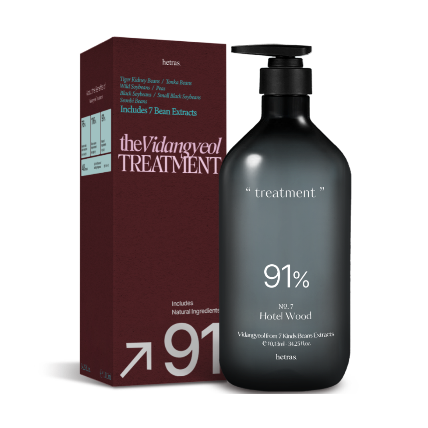 HETRAS Bidangyeol Treatment Soosunhwa is a nourishing hair treatment designed to soften, smooth, and improve the look of dry or damaged hair. Formulated with Biotin, Panthenol, Soybean Extracts, Pea Seed Extract, Amino Acids, and conditioning ingredients, it helps moisturize the hair, reduce roughness, and leave strands feeling silky and manageable. The Soosunhwa scent adds a soft, fresh fragrance, making it ideal for daily hair care after shampooing.