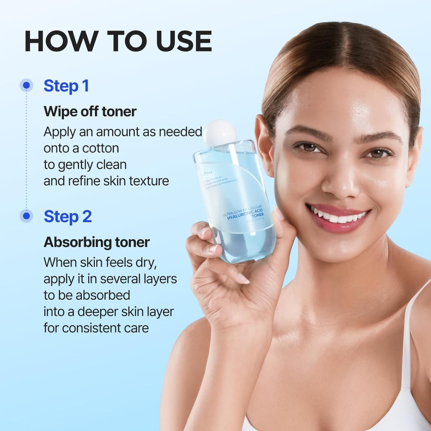 ISNTREE Ultra-Low Molecular Hyaluronic Acid Toner 300ml