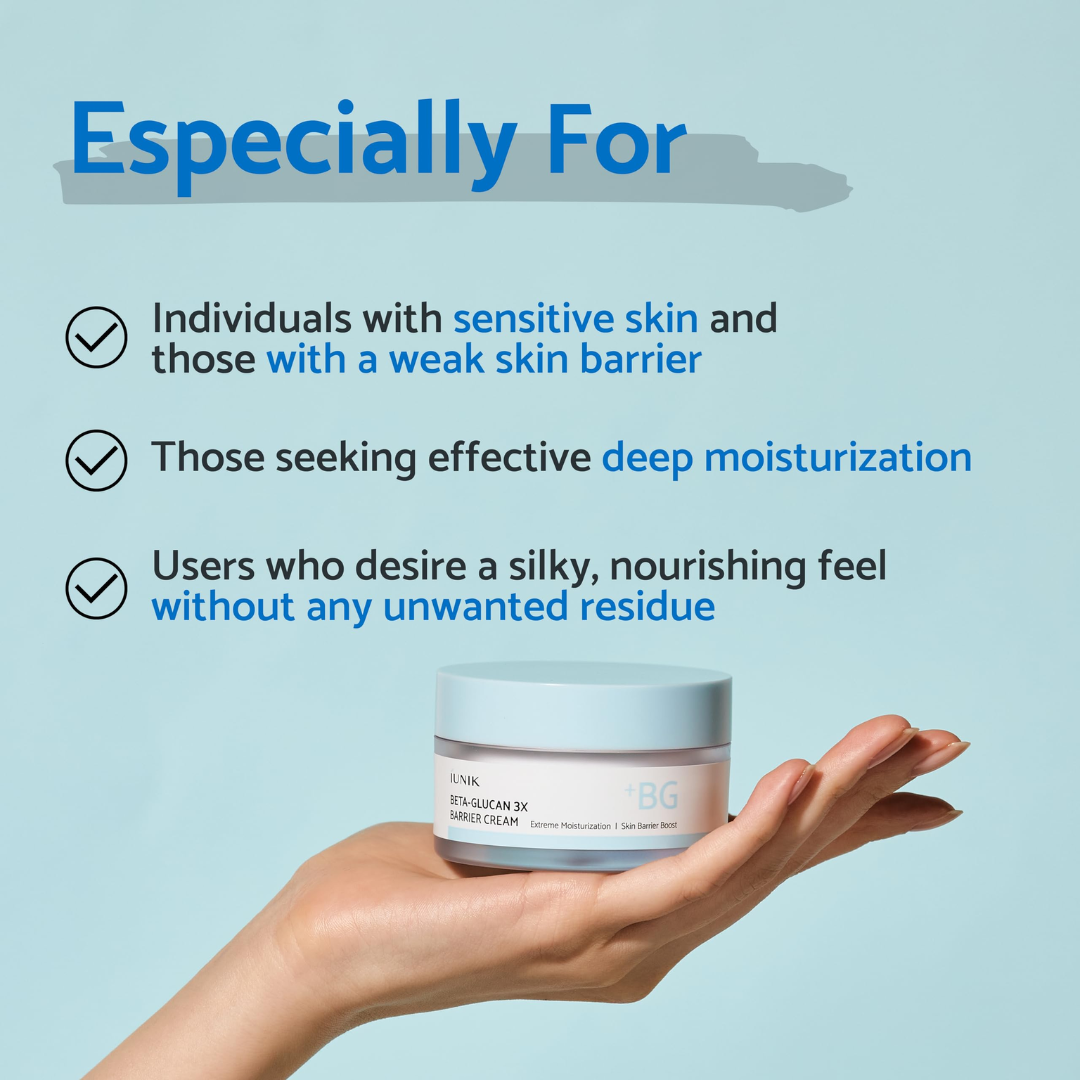 IUNIK Beta-Glucan 3X Barrier Cream 50ml