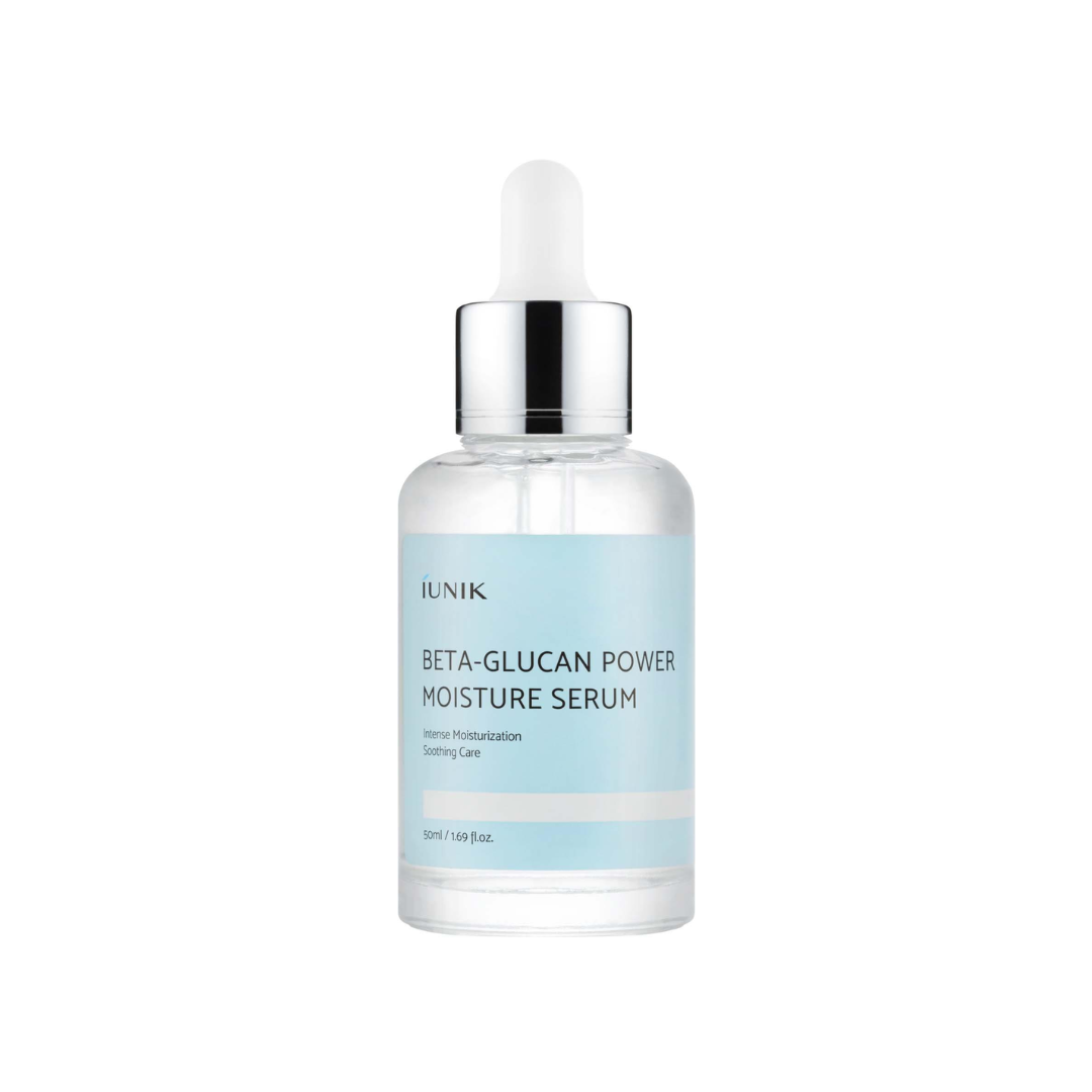 IUNIK Beta-Glucan Power Moisture Serum is a deeply hydrating serum designed to enhance your skin's natural moisture barrier. With a high concentration of Beta-Glucan, this serum effectively moisturizes and soothes the skin, reducing the appearance of fine lines and promoting a smoother, more supple complexion. Ideal for all skin types, it absorbs quickly, providing long-lasting hydration without a greasy feel.