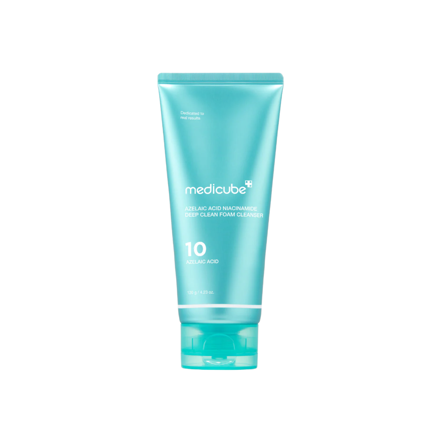 This clarifying foam cleanser, MEDICUBE Azelaic Acid Niacinamide Deep Clean Foam Cleanser, is made to deeply cleanse pores while helping improve the look of redness, uneven tone, and excess oil. The creamy texture lathers into a rich foam that removes impurities and leaves skin feeling clean, smooth, and refreshed.

Formulated with Azelaic Acid, Niacinamide, Salicylic Acid, Glycerin, Hyaluronic Acid, Ceramides, and Centella Asiatica Extract, it helps support pore care, oil balance, soothing hydration, and a