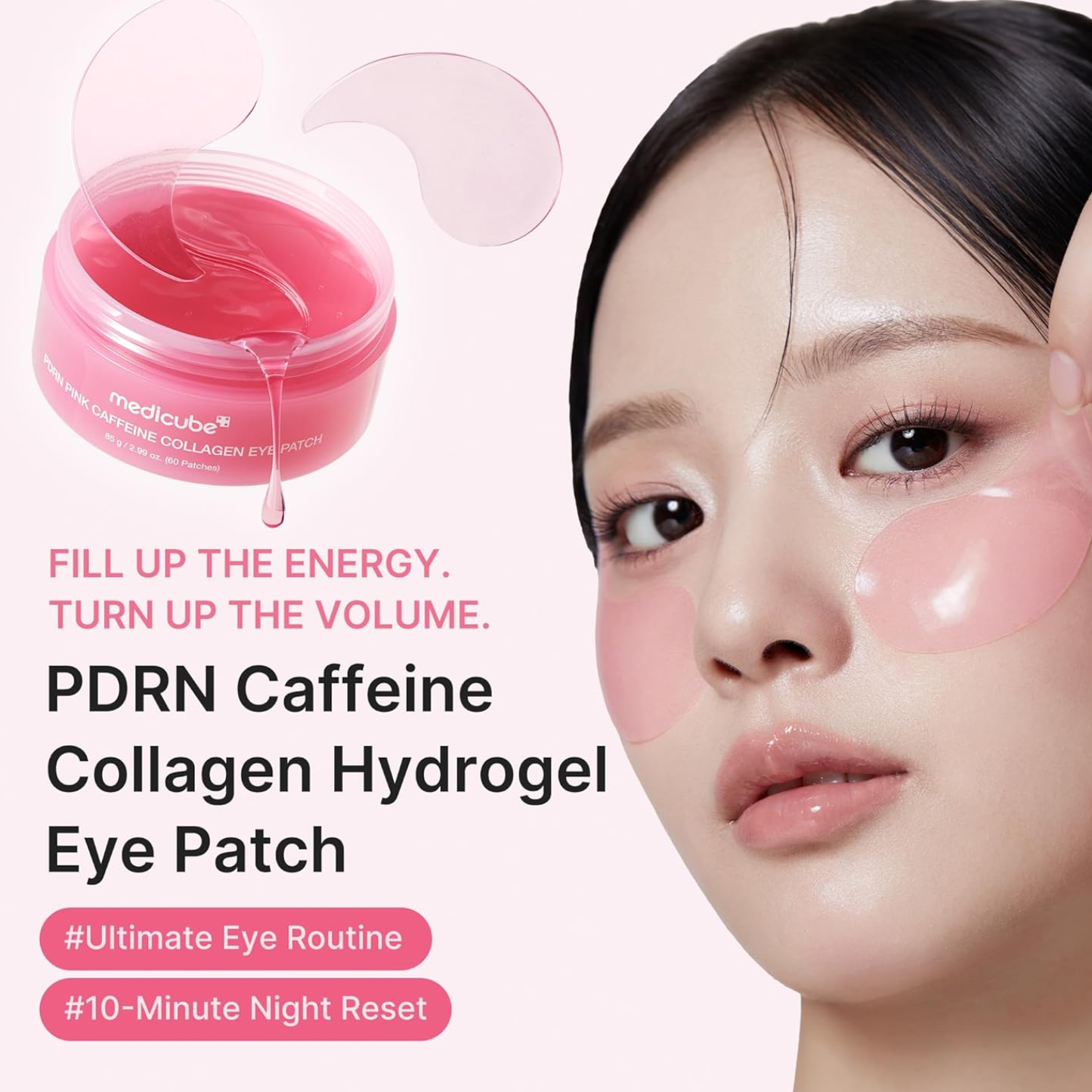 MEDICUBE PDRN Pink Caffeine Collagen Eye Patch 60ea