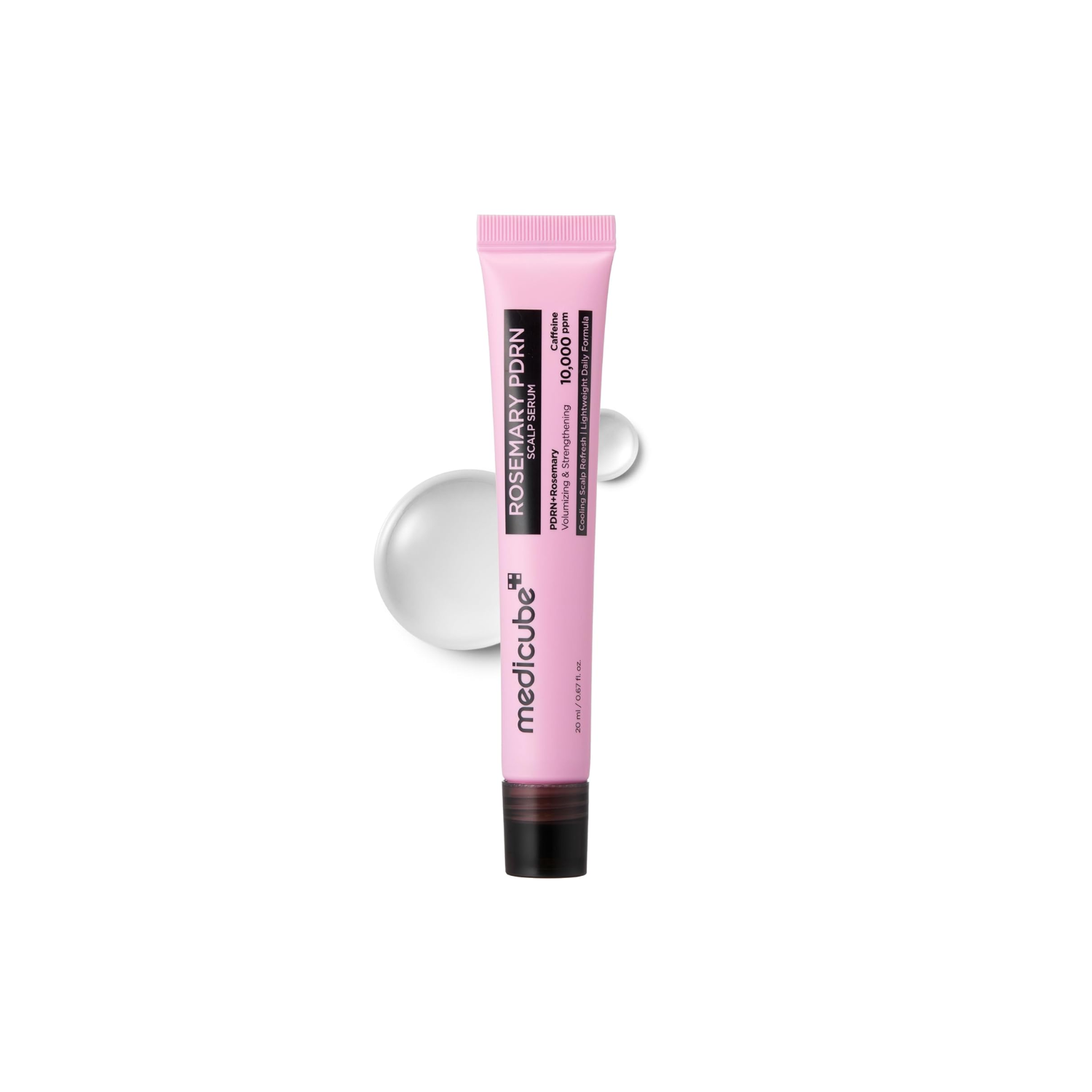 This lightweight scalp serum, MEDICUBE Rosemary PDRN Scalp Serum, is made to soothe the scalp, refresh the roots, and support thicker, fuller, denser-looking hair. The fast-absorbing formula gives a cooling sensation without a greasy finish, making it easy to use on damp or dry scalp.

Formulated with Rosemary, PDRN, EGF, Caffeine, Menthol, Panthenol, Biotin, Niacinamide, Salicylic Acid, Peptides, Hyaluronic Acid, Keratin, and plant proteins, it helps support scalp comfort, weak roots, flat hair, flaky scal