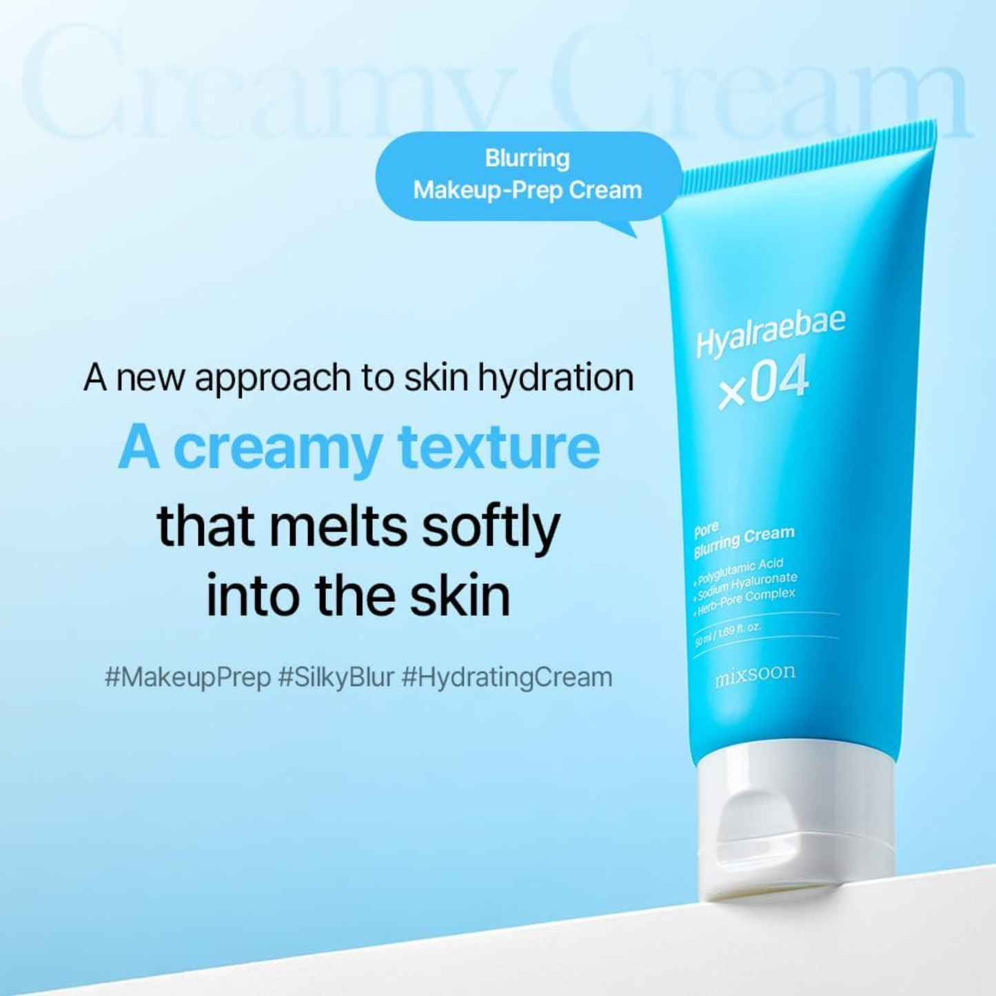 MIXSOON Hyalraebae Pore Blurring Cream 50ml