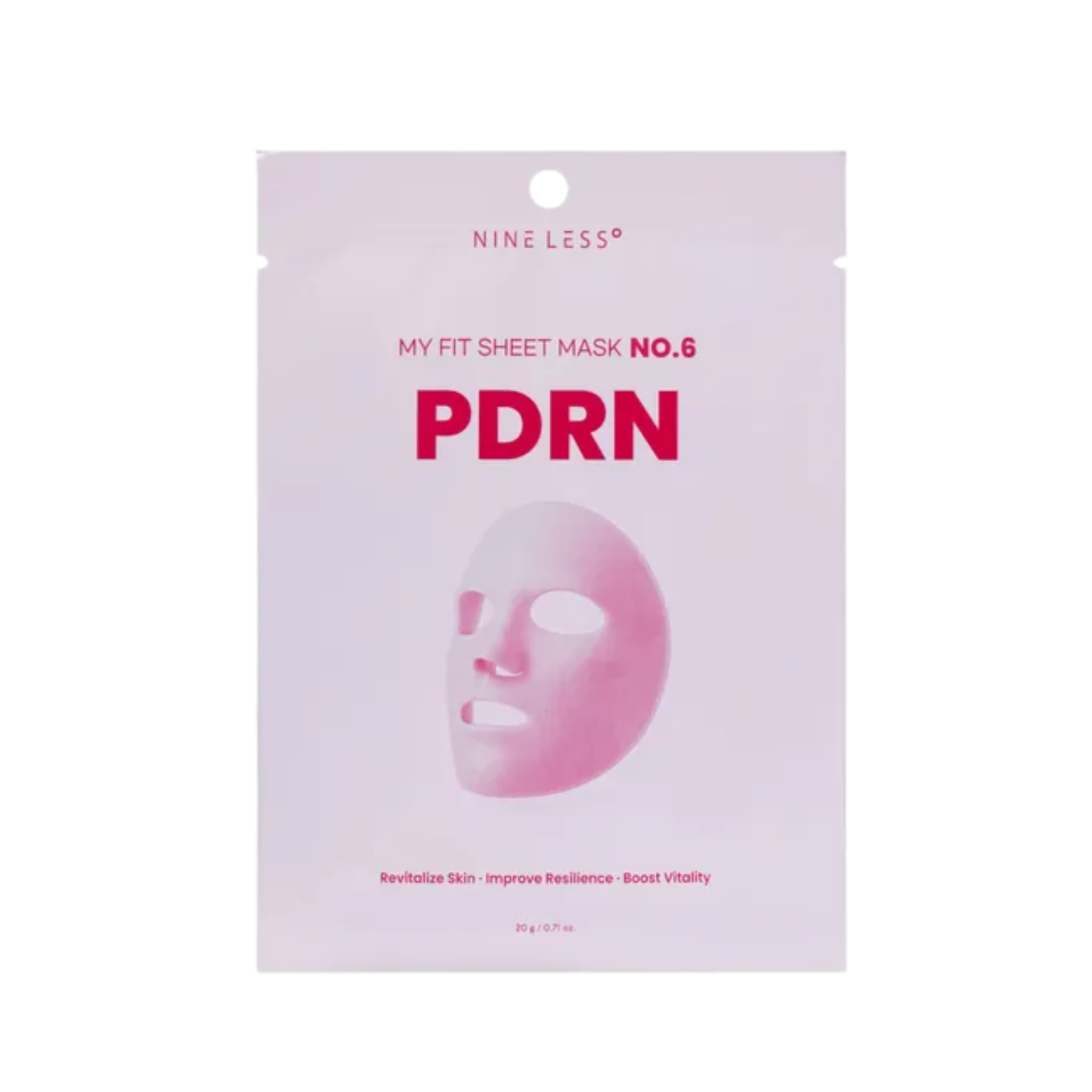 NINELESS My Fit Sheet PDRN Mask is a nourishing sheet mask designed to hydrate, soothe, and support tired-looking skin. Formulated with Sodium DNA, Panthenol, Allantoin, Trehalose, Evening Primrose Flower Extract, Bamboo Water, and Lotus Extract, it helps comfort the skin, replenish moisture, and promote a smoother, more refreshed complexion. Best suited for dry, dull, normal, combination, and tired-looking skin.