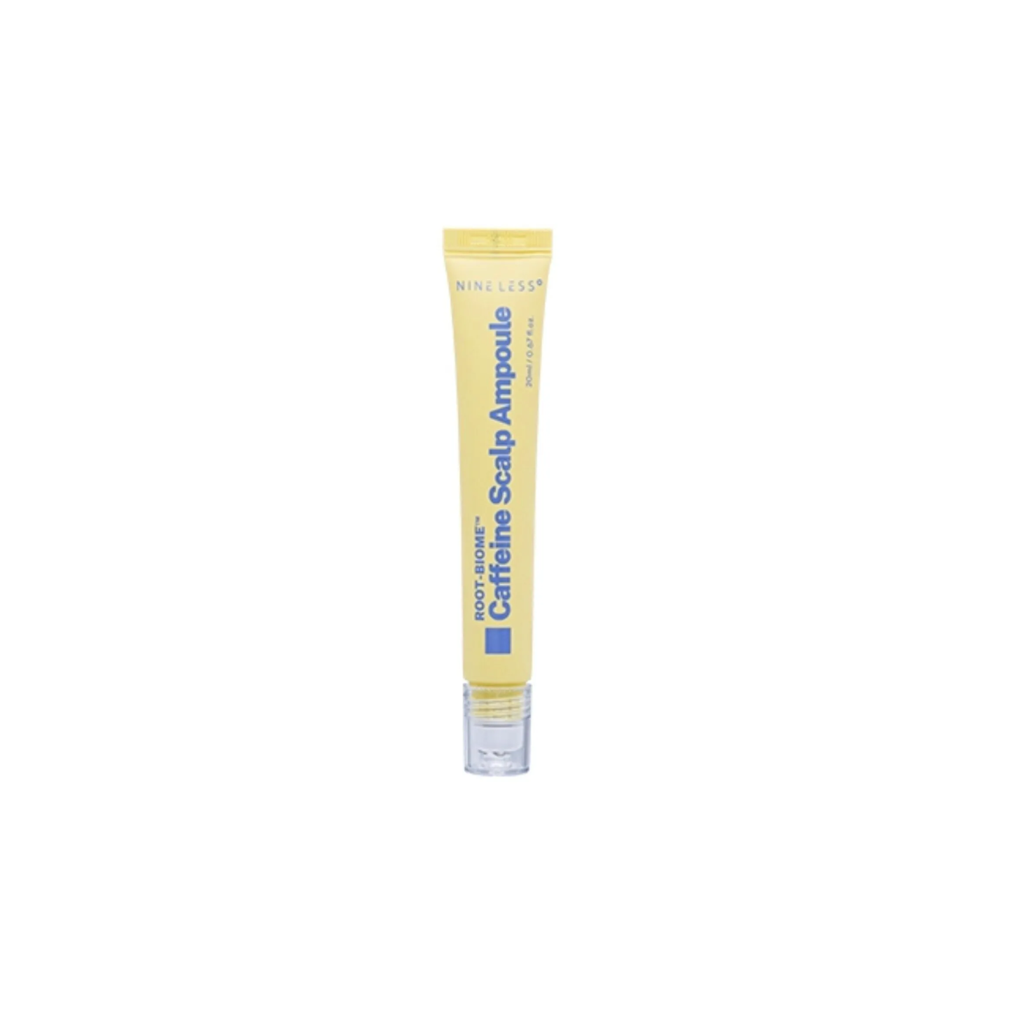 NINELESS Root-Biome™ Caffeine Scalp Ampoule is a refreshing scalp treatment designed to energize and rebalance the scalp. Formulated with Caffeine, Red Ginseng Extract, Panthenol, and Niacinamide, it helps invigorate the scalp, support healthy-looking hair roots, and improve moisture balance. The lightweight formula absorbs quickly, leaving the scalp feeling fresh, soothed, and comfortable.