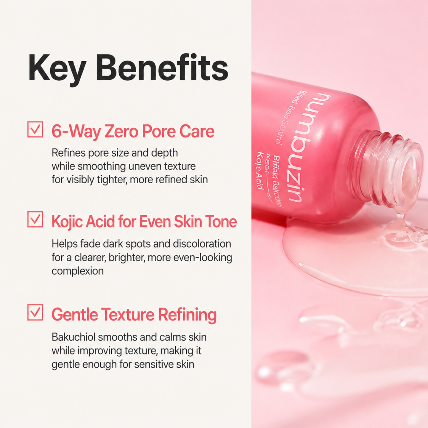 NUMBUZIN No.3 Bifida Bakuchiol Zero Pore Serum 30ml