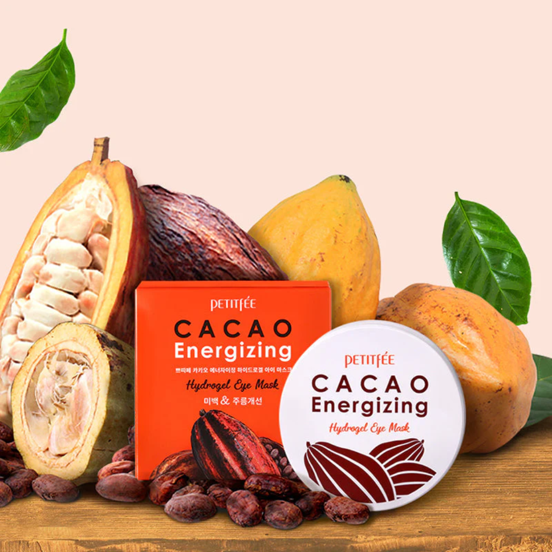 PETITFEE Cacao Energizing Hydrogel Eye Mask 60ea