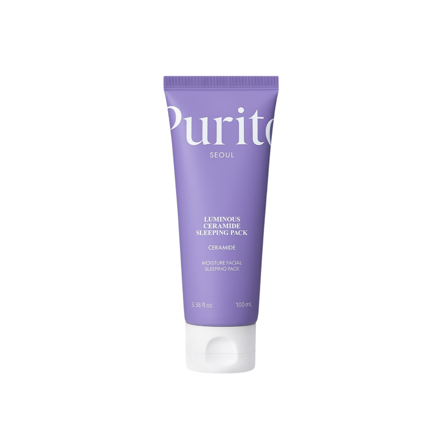 PURITO SEOUL Luminous Ceramide Sleeping Pack is a nourishing overnight mask designed to hydrate and strengthen the skin barrier while you sleep. Formulated with Ceramide NP, Squalane, and Jojoba Oil, it helps lock in moisture and improve skin elasticity. Centella Asiatica Extract and Madecassoside soothe and calm the skin, while Hyaluronic Acid provides lasting hydration. The rich yet comfortable texture leaves skin soft, smooth, and refreshed by morning. Suitable for all skin types, especially dry and sens