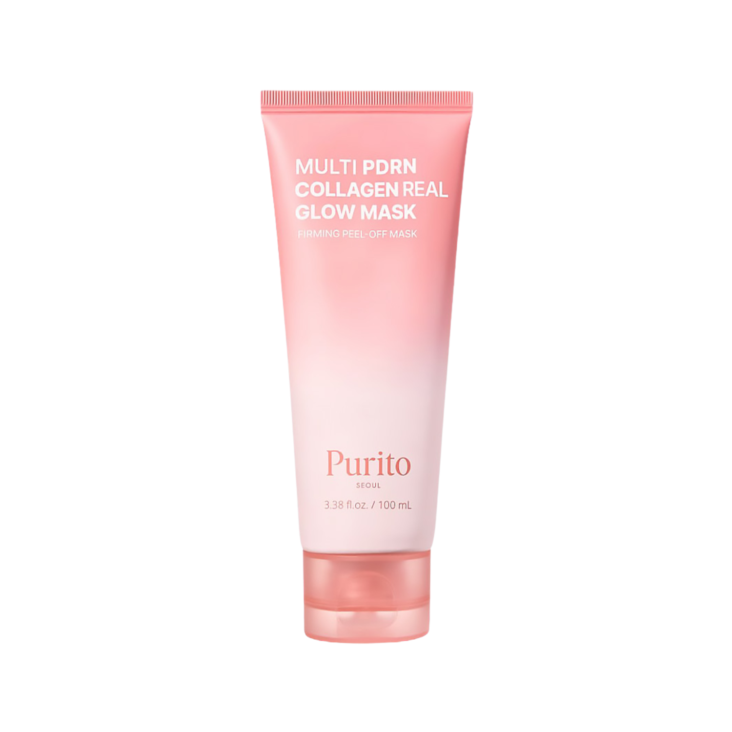 PURITO SEOUL Multi PDRN Collagen Real Glow Mask is a firming peel-off mask designed to boost radiance and improve the look of skin elasticity. Formulated with 54% Collagen Water, PDRN, Niacinamide, and Hyaluronic Acid, it helps hydrate, brighten, and plump the skin for a smoother, more refreshed appearance. Jojoba Seed Oil, Squalane, and Oat Extract help nourish and comfort the skin while supporting a healthy glow. As the mask dries and peels away, it helps leave the complexion looking firmer, softer, and m