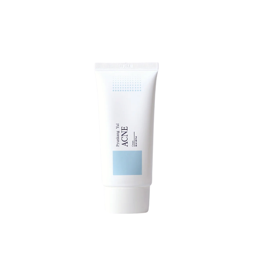 PYUNKANG YUL Acne Cream is a lightweight, fast-absorbing moisturizer designed to calm breakouts and balance troubled skin. Formulated with Willow Bark Extract and Niacinamide, it helps control excess oil, unclog pores, and brighten uneven tone. Herbal extracts such as Centella Asiatica, Green Tea, Licorice, and Chamomile soothe irritation while Copper Tripeptide-1 supports skin recovery. The gel-like texture hydrates without greasiness, leaving acne-prone skin smooth, refreshed, and comfortably moisturized.