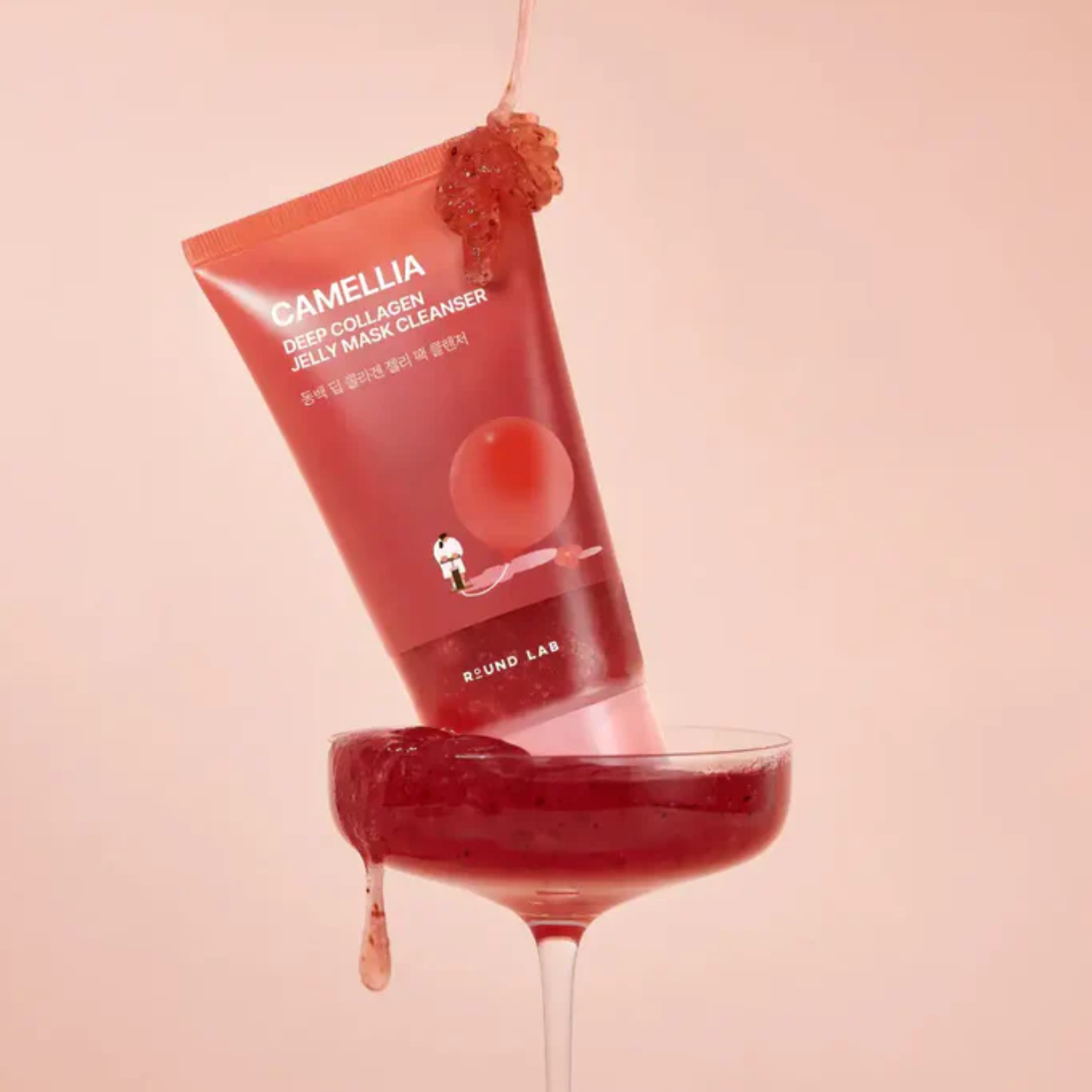 ROUND LAB Camellia Deep Collagen Jelly Mask Cleanser 150ml