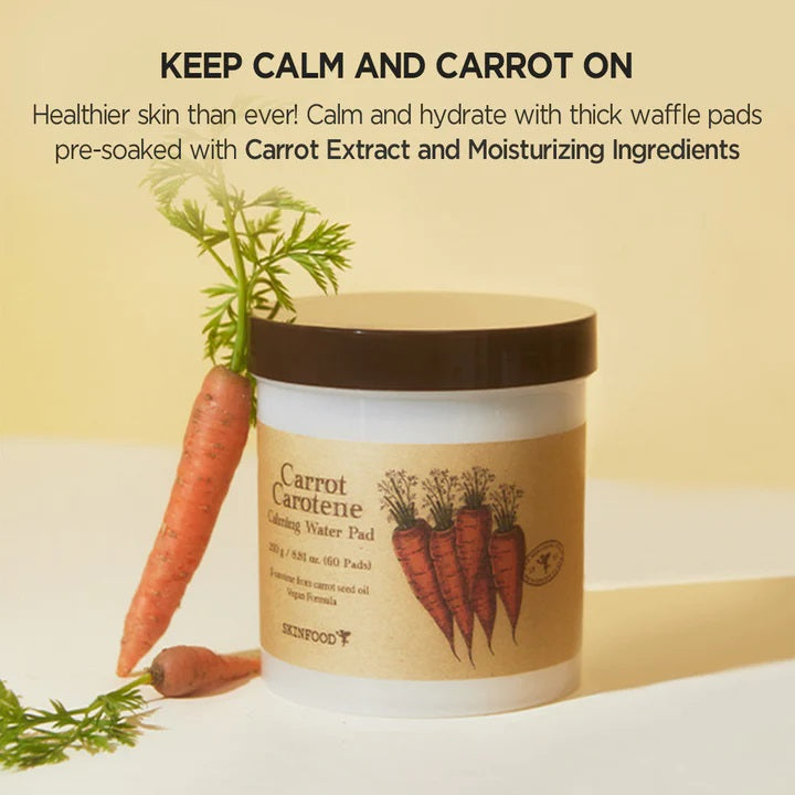 SKINFOOD Carrot Carotene Calming Water Pad 60ea
