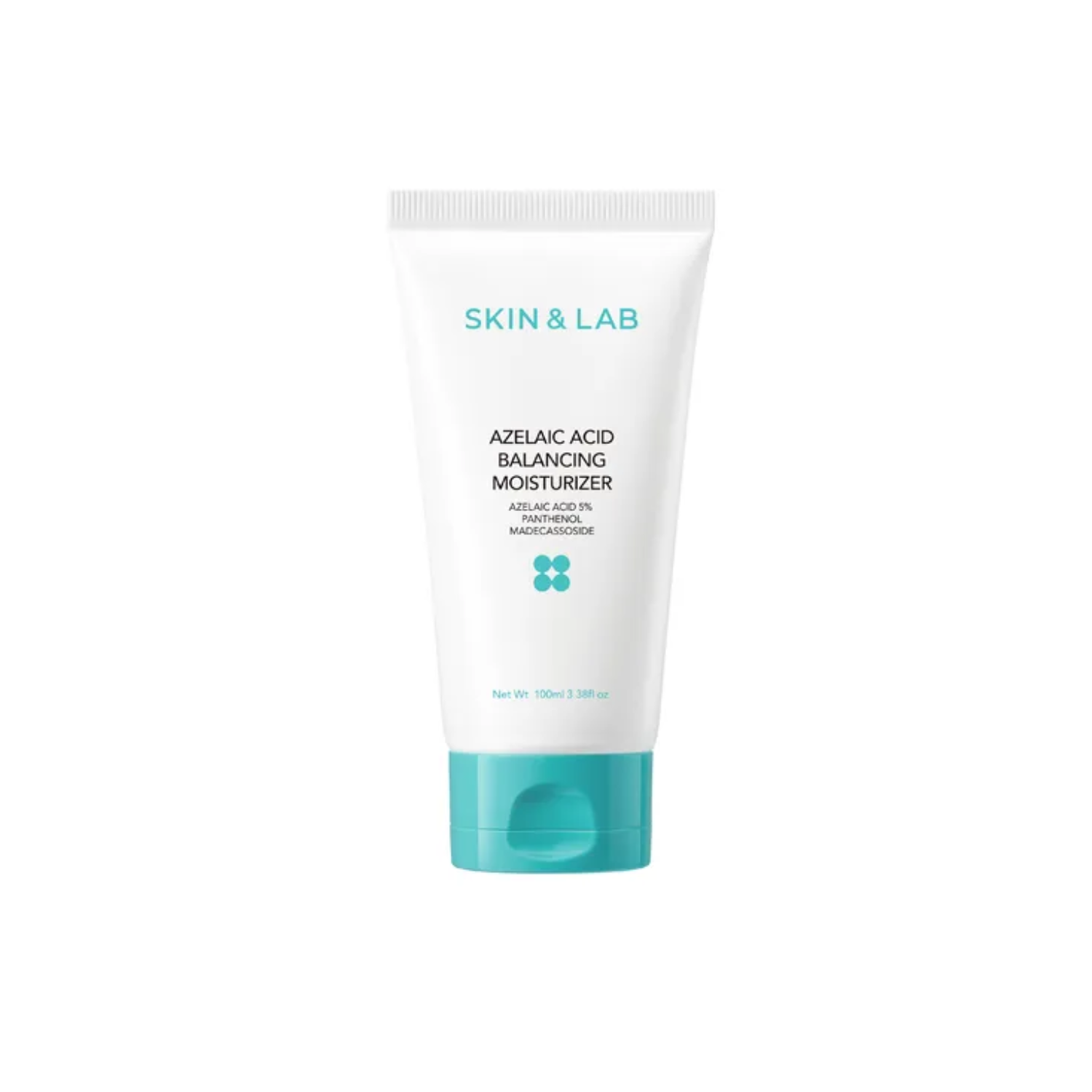 SKIN & LAB Azelaic Acid Balancing Moisturizer is a lightweight cream designed to hydrate, soothe, and balance blemish-prone or redness-prone skin. Formulated with 5% Azelaic Acid, Niacinamide, Squalane, Centella Asiatica Leaf Extract, Panthenol, Madecassoside, Sodium Hyaluronate, and Dipotassium Glycyrrhizate, it helps reduce the look of redness, refine uneven tone, and support a healthier skin barrier. The comfortable moisturizing texture keeps skin soft and balanced without feeling heavy. Best suited 