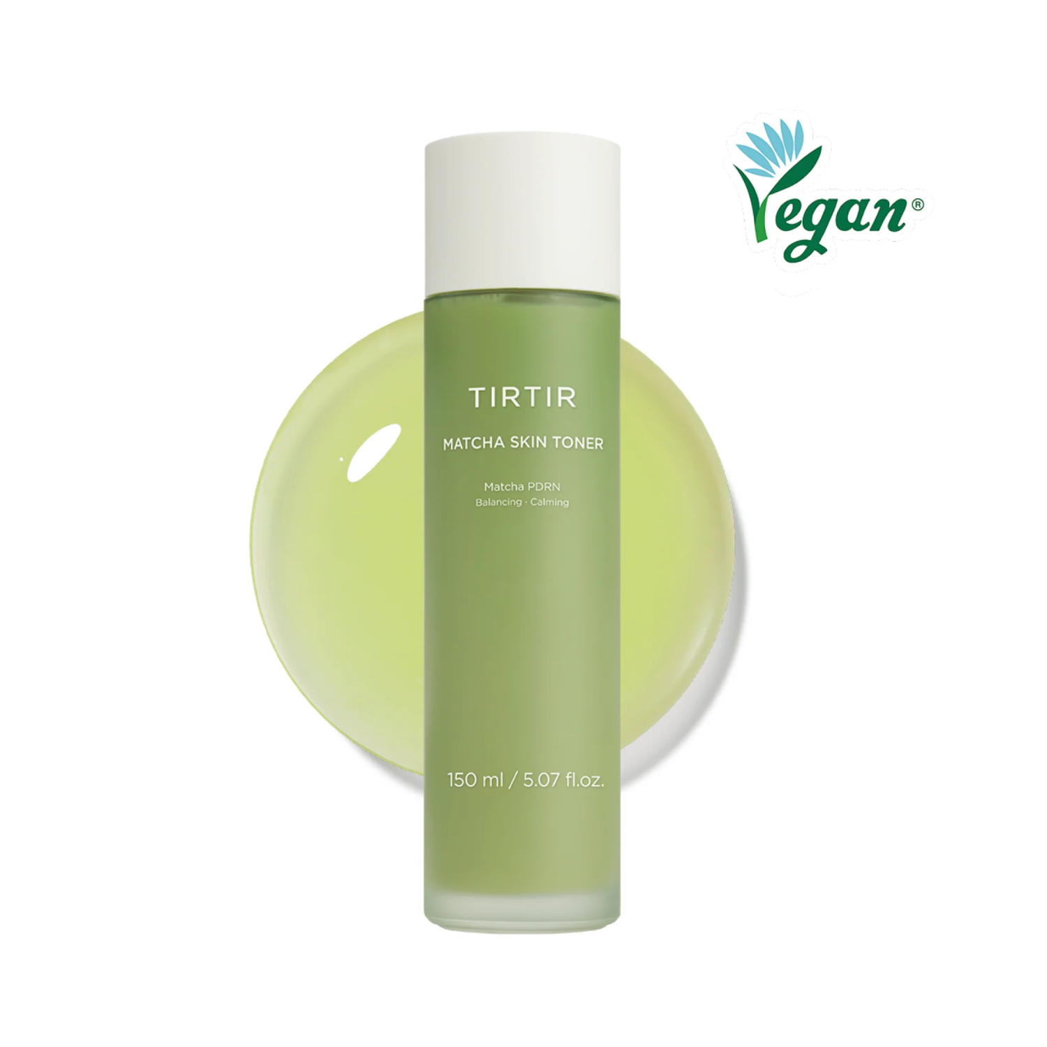 TIRTIR Matcha Skin Toner is a slightly acidic hydrating toner designed to soothe redness, balance the skin, and support a healthier-looking complexion. Formulated with Matcha PDRN, Niacinamide, Sodium Hyaluronate, Panthenol, Centella Asiatica Extract, Lactobacillus Ferment, Sodium DNA, Allantoin, and Green Tea Extract, it helps calm irritation, replenish moisture, and strengthen the skin barrier. The lightweight formula leaves skin feeling refreshed, hydrated, and more even-looking, making it suitable for s