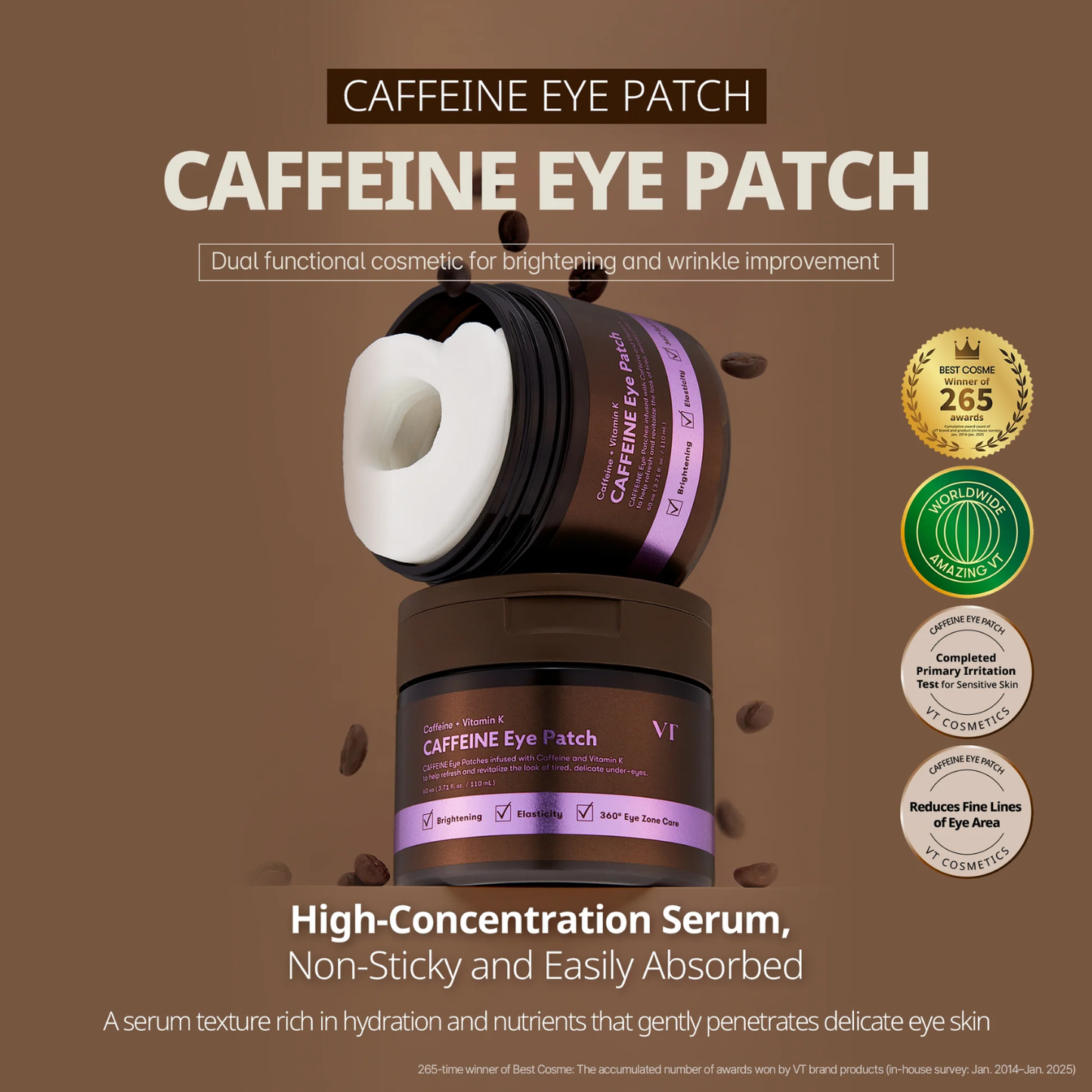 VT Caffeine Eye Patch 60ea